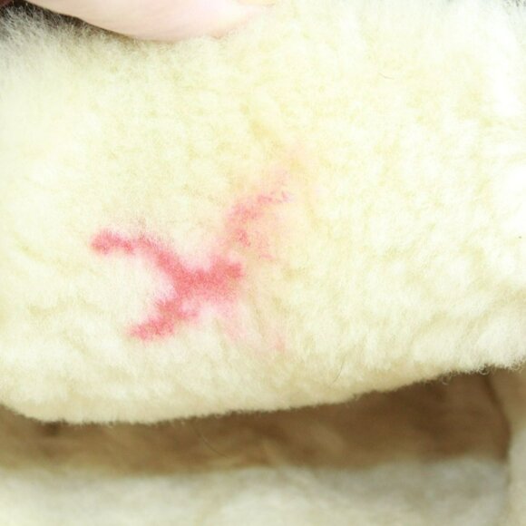 LL Bean Green Suede Wicked Good Shearling Lined Venetian Slippers Size 11 M - Picture 8 of 9